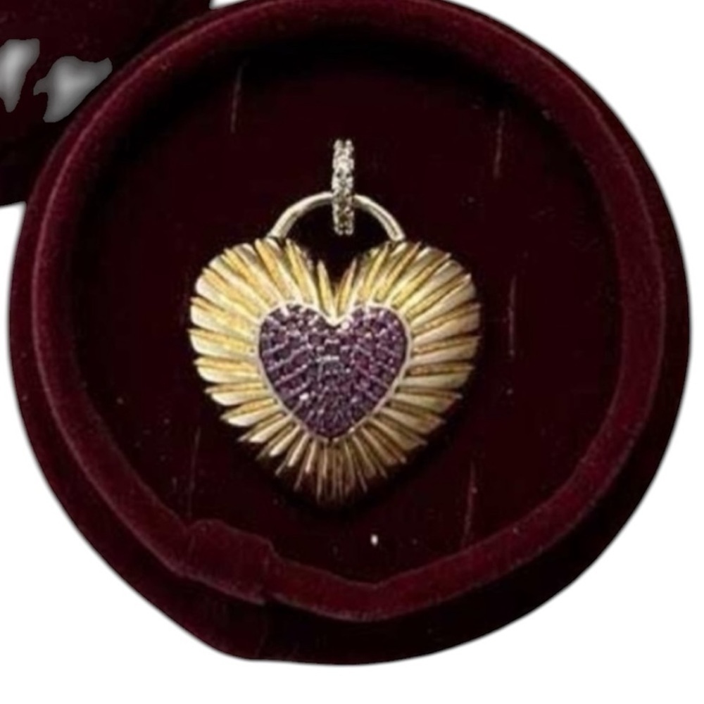 Hillberg & Berk Aura Heart Charm Pendant 
925 Sterling Silver
Retail $145
